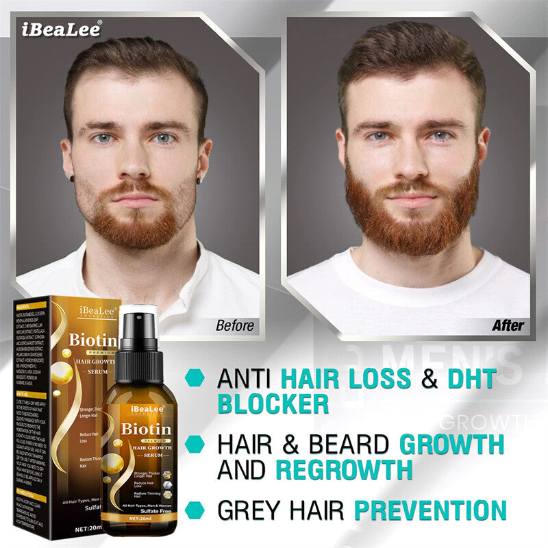 2025 Biotin Premium Hair Growth Serum, Biotin Hair Growth Spray, Biotin Thick...