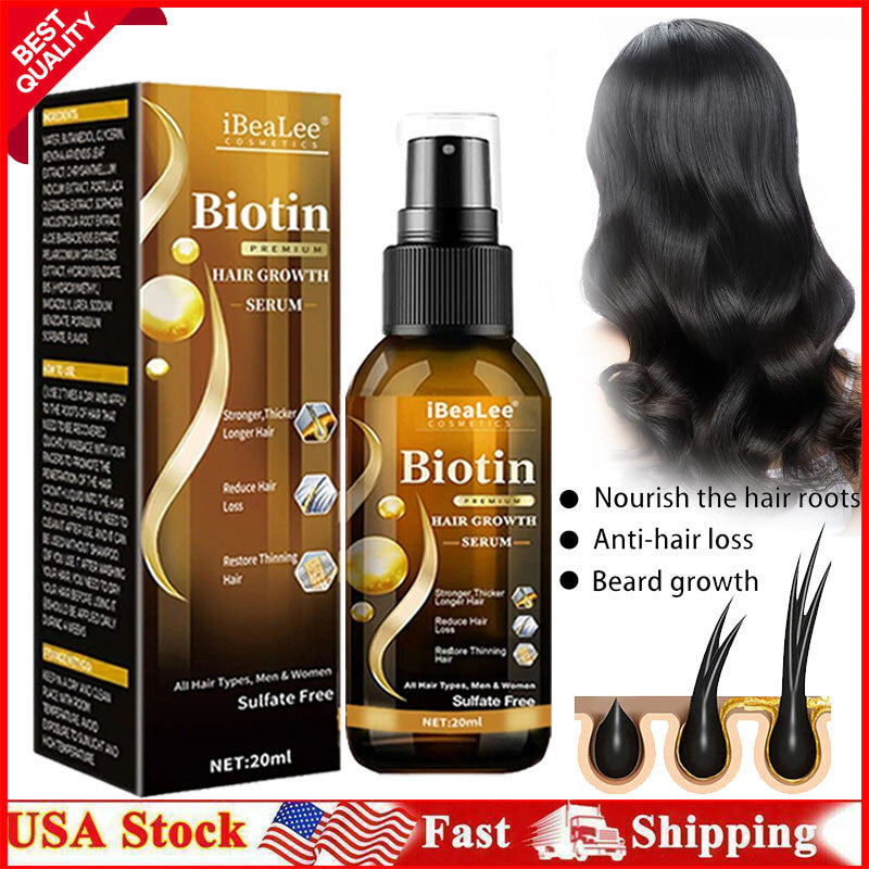 2025 Biotin Premium Hair Growth Serum, Biotin Hair Growth Spray, Biotin Thick...